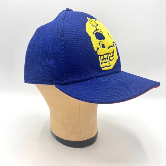 Rare New Era x Mishka NYC Cyco Simon 59FIFTY 7 3/4 Blue Yellow Embroidered NWOT - Picture 5 of 9